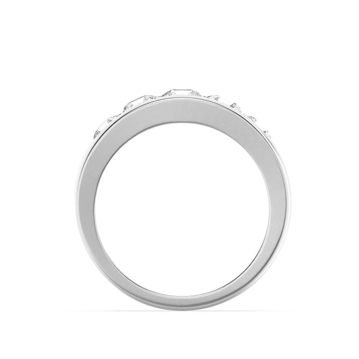 2Cttw Round Shaped Lab Grown Diamond (G/VS) Mens Ring in 14K Gold