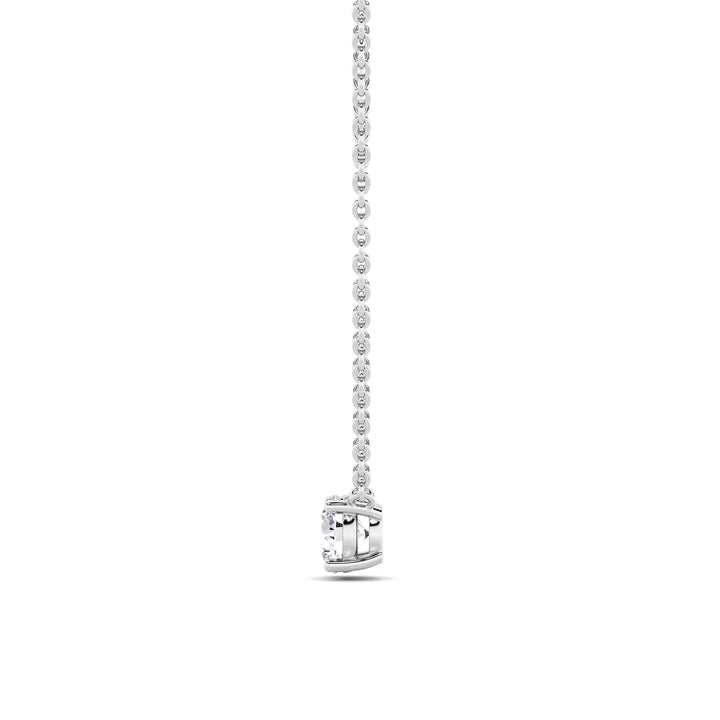 1.5Cttw Round Shaped Lab Grown Diamond (F/VS)  Necklace in 14K Gold