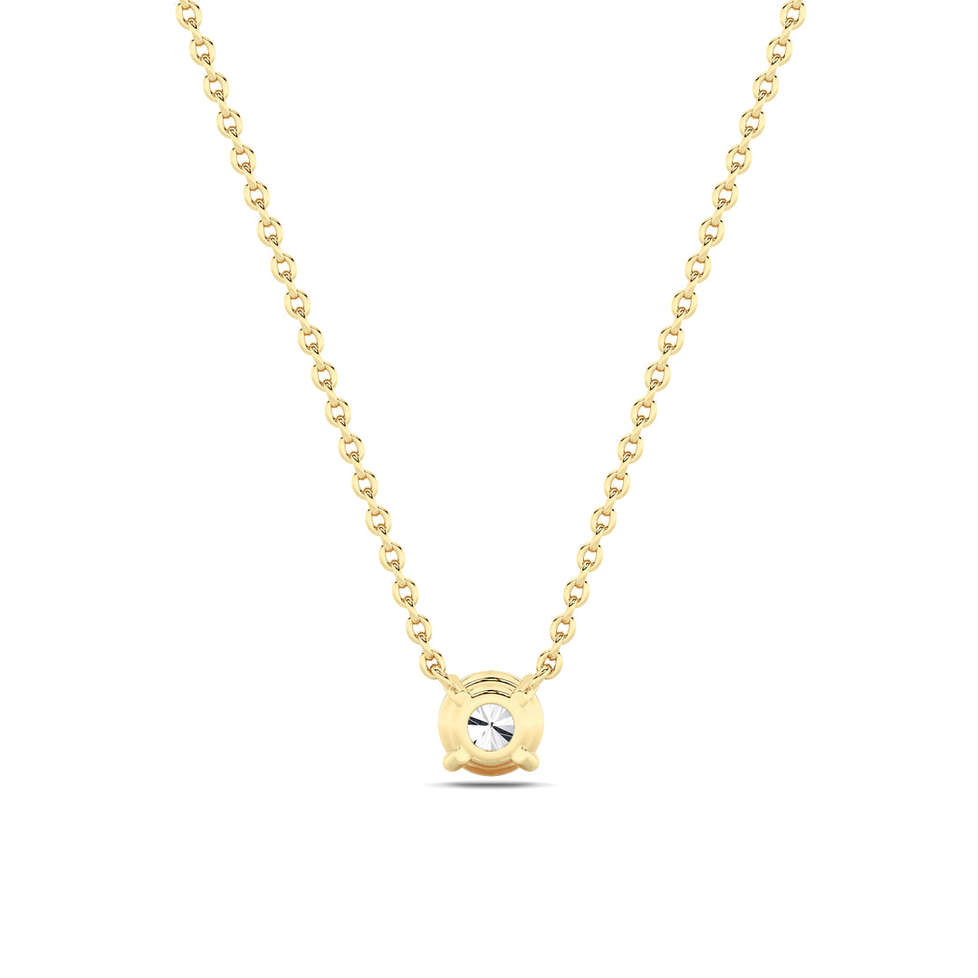 1.5Cttw Round Shaped Lab Grown Diamond (G/VS)  Necklace in 14K Gold