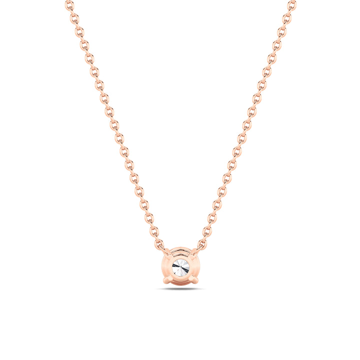 1.5Cttw Round Shaped Lab Grown Diamond (F/VS)  Necklace in 14K Gold
