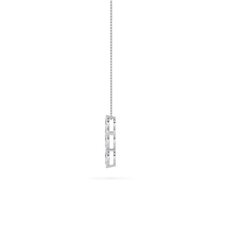 1.5Cttw Marquise Shaped Lab Grown Diamond (F/VS) Cross Pendant in 14K Gold