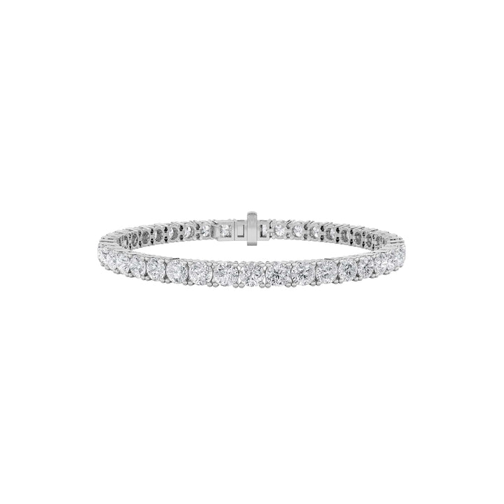 11Cttw Round Shaped Lab Grown Diamond (F/VS) Classic Tennis Bracelet in 14K Gold
