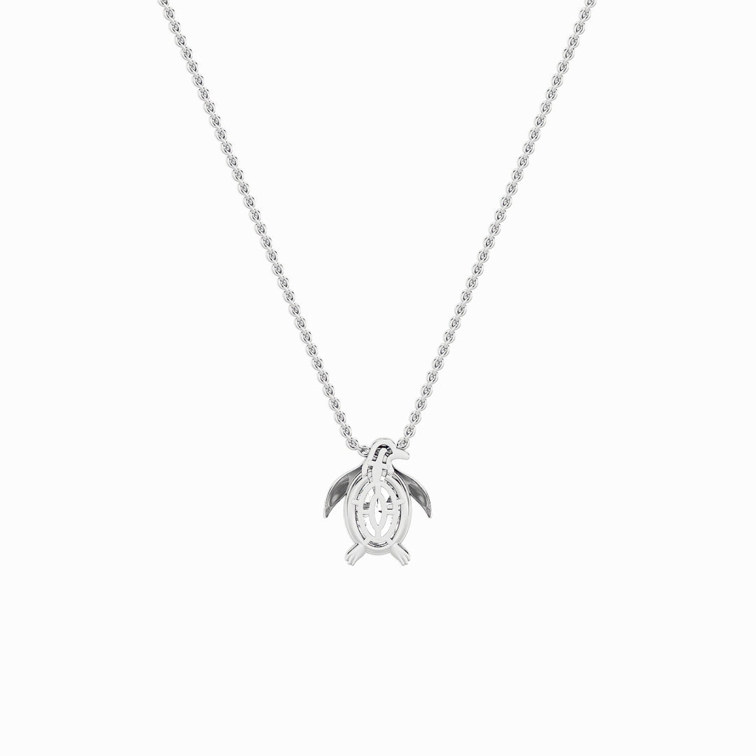 1Cttw Oval Shaped Lab Grown Diamond (F/VS)  Pendant in 14K Gold