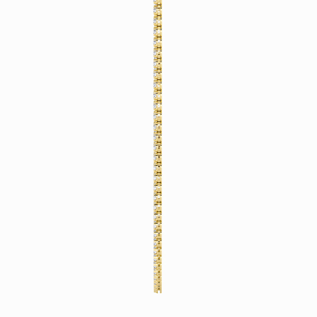 11Cttw Round Shaped Lab Grown Diamond (F/VS)  Necklace in 14K Gold