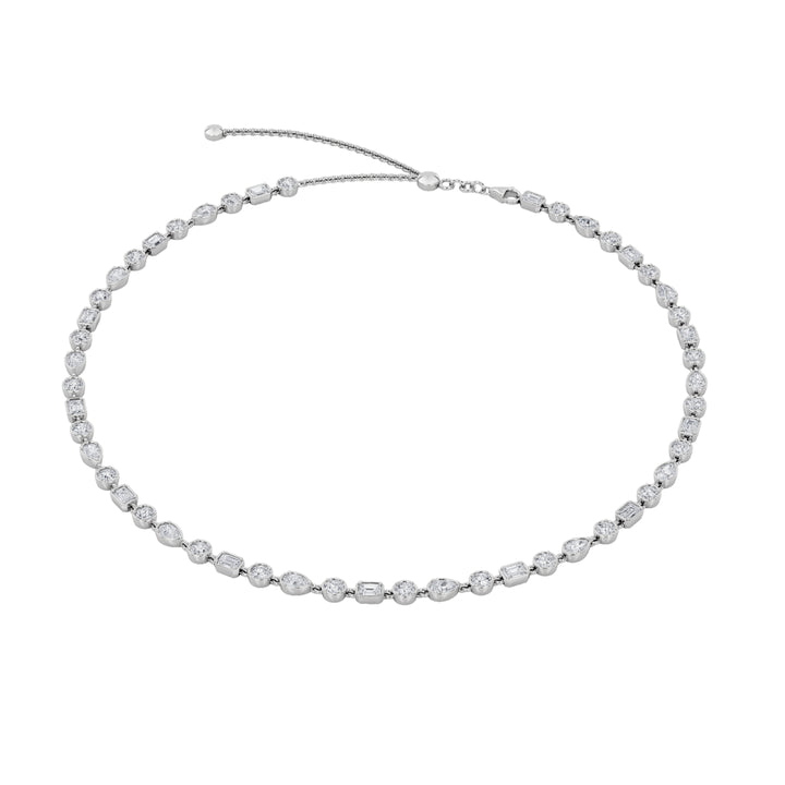 10Cttw Pear Shaped Lab Grown Diamond (F/VS) Necklace in 14K Gold
