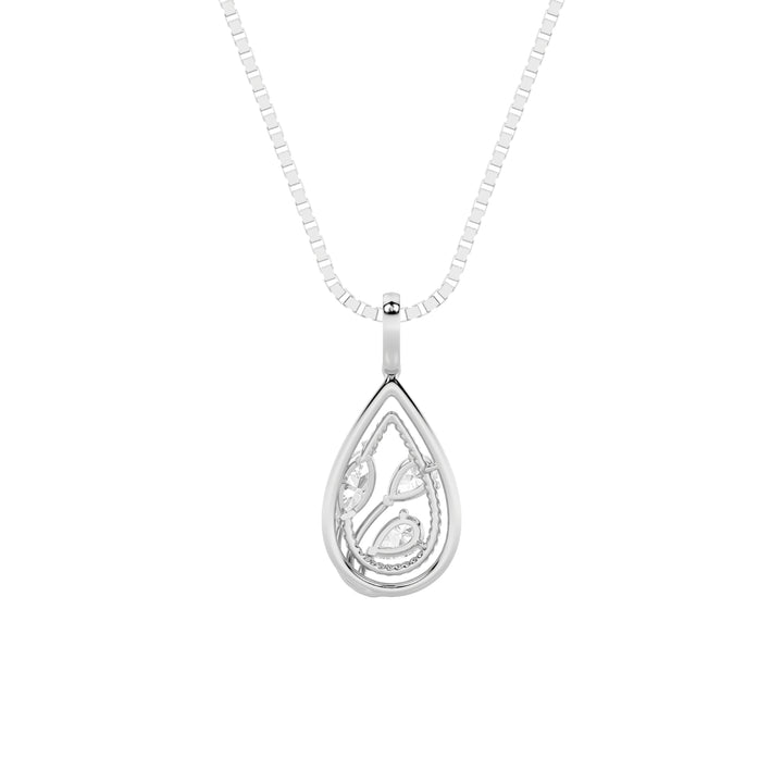 1Cttw Marquise Shaped Lab Grown Diamond (F/VS) Pendant in 14K Gold