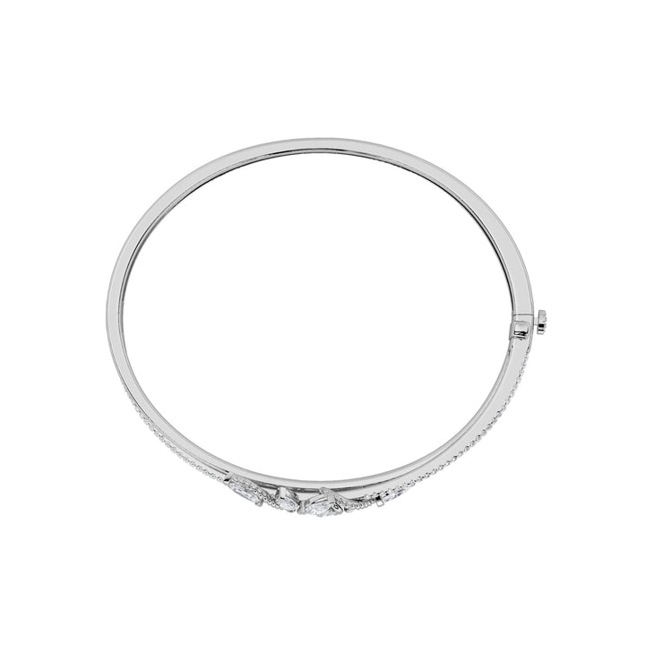 2Cttw Marquise Shaped Lab Grown Diamond (F/VS) Bracelet in 14K Gold