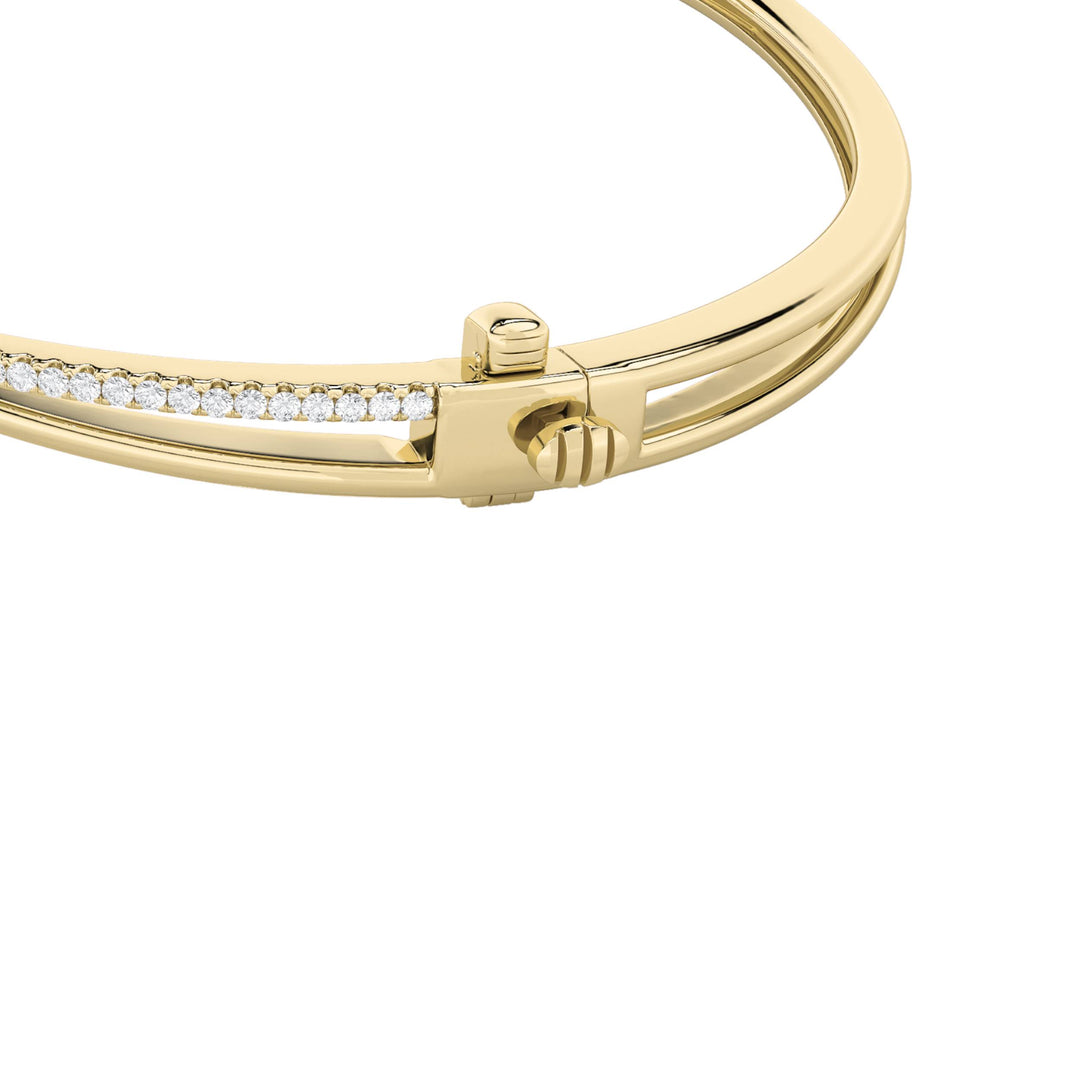 2Cttw Marquise Shaped Lab Grown Diamond (F/VS) Bracelet in 14K Gold