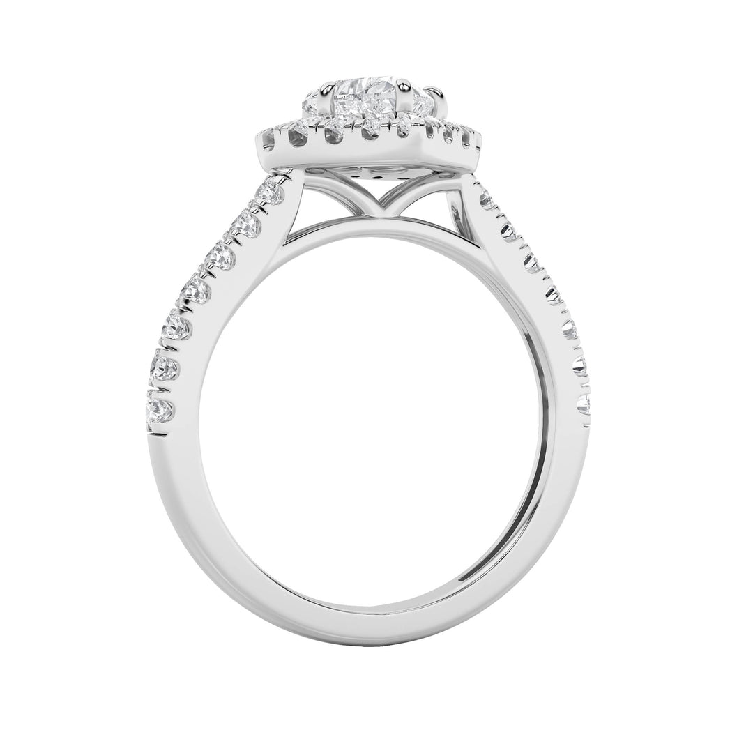 1.5Cttw Heart Shaped Lab Grown Diamond (F/VS) Heart Shaped Ring in 14K Gold