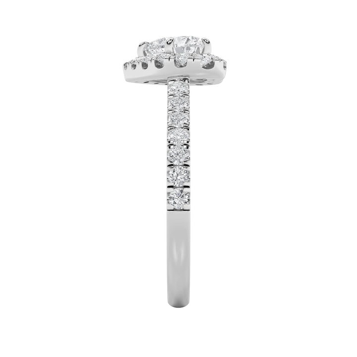 1.5Cttw Heart Shaped Lab Grown Diamond (F/VS) Heart Shaped Ring in 14K Gold