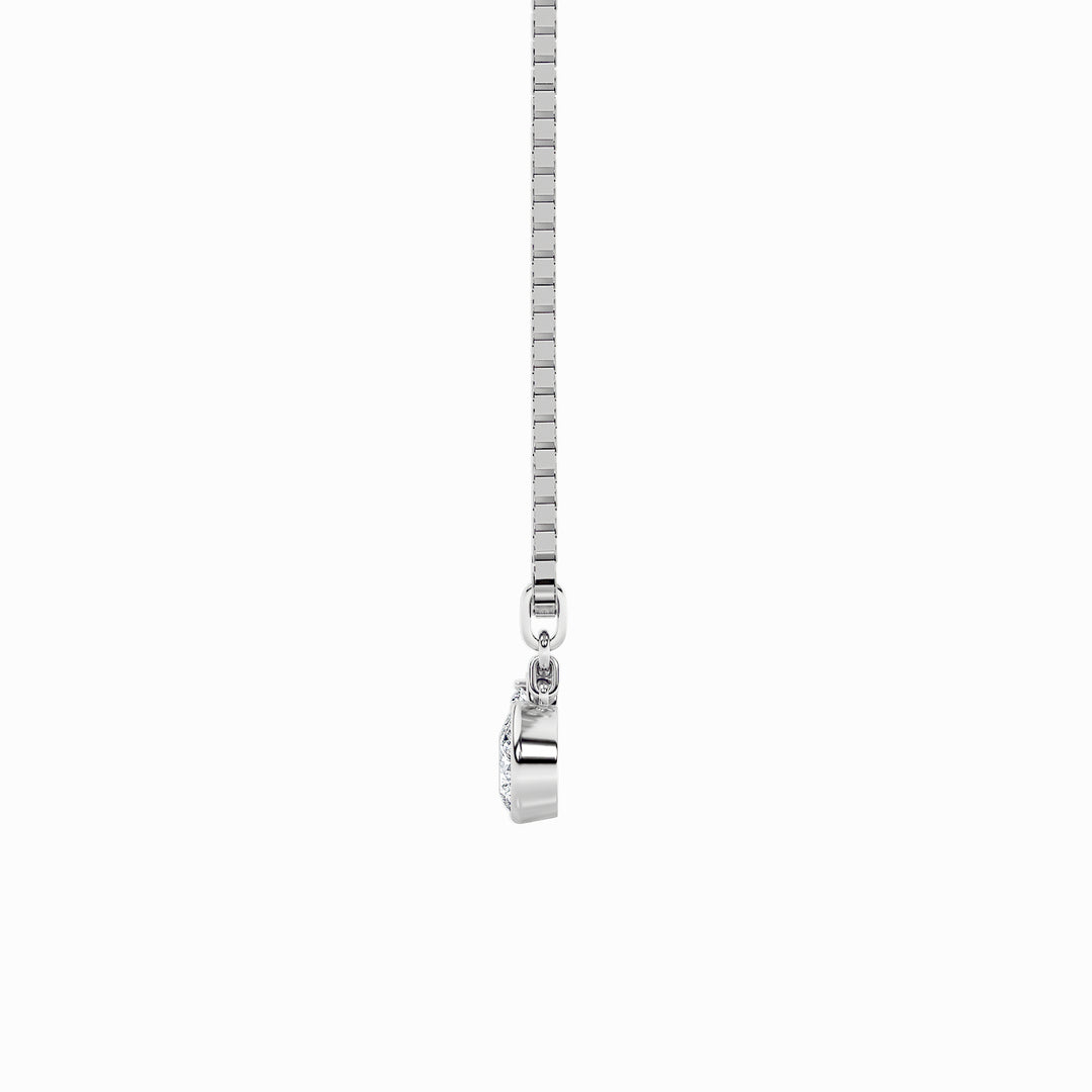1Cttw Pear Shaped Lab Grown Diamond (F/VS) ZodiacPendant in 14K Gold