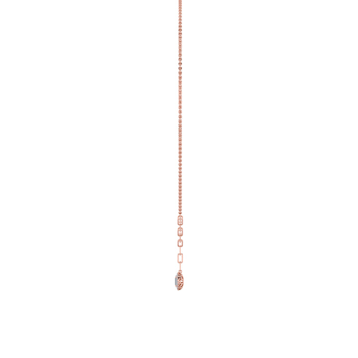 1.5Cttw Oval Shaped Lab Grown Diamond (F/VS) Solitaire Necklace in 14K Gold
