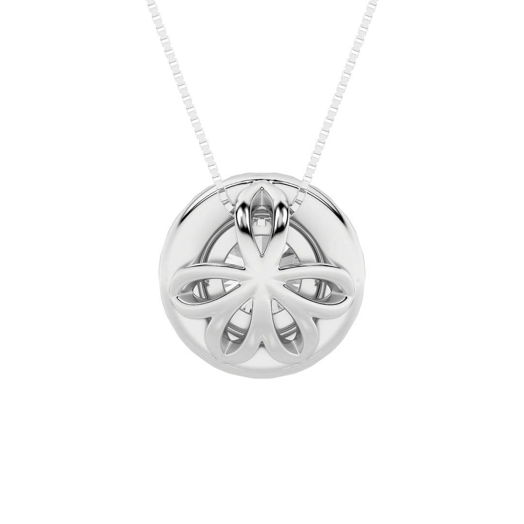 1.25Cttw Round Shaped Lab Grown Diamond (F/VS) Pendant in 14K Gold