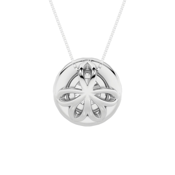 1.25Cttw Round Shaped Lab Grown Diamond (F/VS) Pendant in 14K Gold