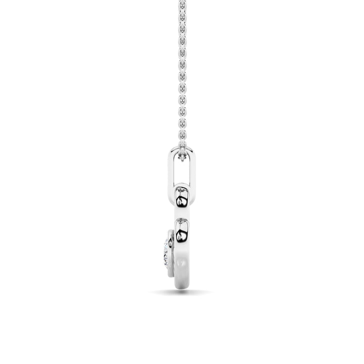 0.33Cttw Round Lab Grown Diamond (F/VS ) Heart Pendant in 14K Gold