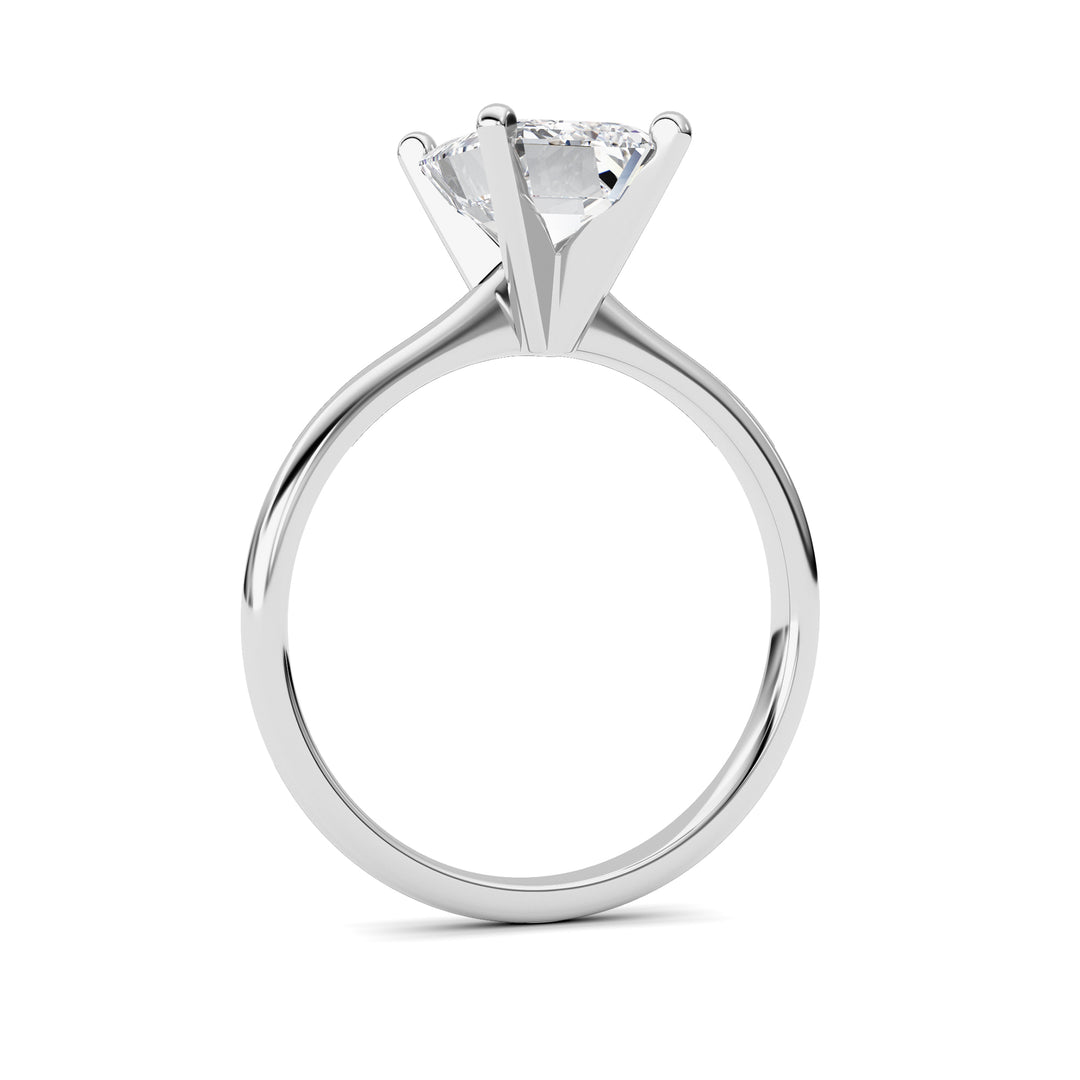 2Cttw Emerald Shaped Lab Grown Diamond Classic Solitaire Ring in 14K Gold (F/VS)