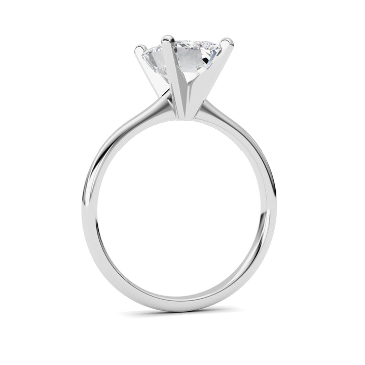 2Cttw Emerald Shaped Lab Grown Diamond Classic Solitaire Ring in 14K Gold (F/VS)