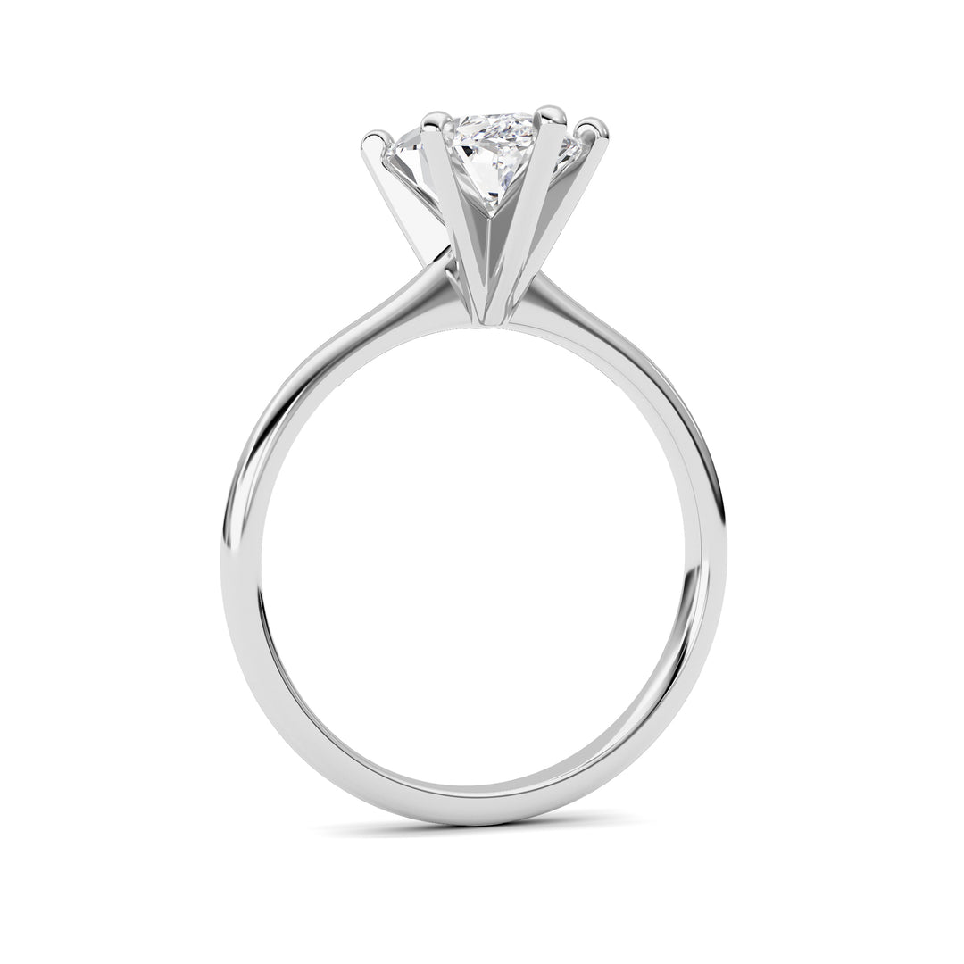 2Cttw Marquise Shaped Lab Grown Diamond Classic Solitaire Ring in 14K Gold (F/VS)
