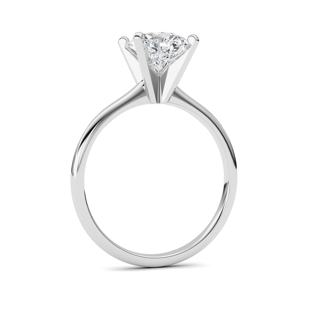 2Cttw Pear Shaped Lab Grown Diamond Classic Solitaire Ring in 14K Gold (F/VS)
