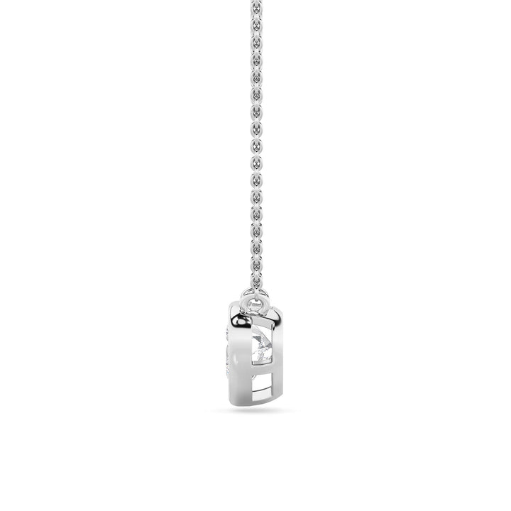 1Cttw Heart Shape Lab Grown Diamond (F/VS ) Pendant Necklace in 14K Gold