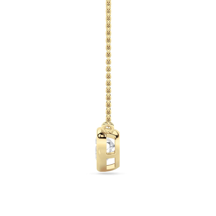 1Cttw Heart Shape Lab Grown Diamond (F/VS ) Pendant Necklace in 14K Gold