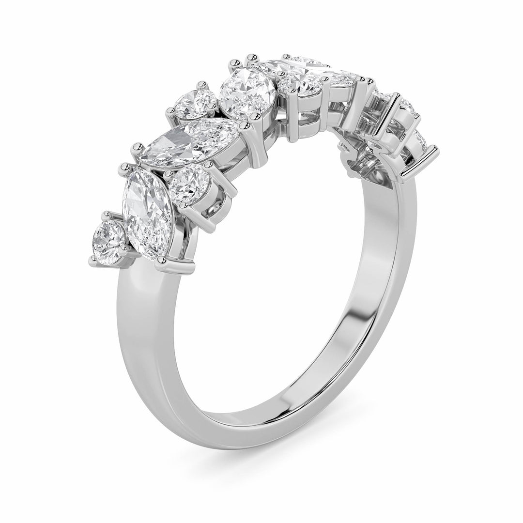 1.5Cttw Marquise Shaped Lab Grown Diamond (G/VS) Ring in 14K Gold