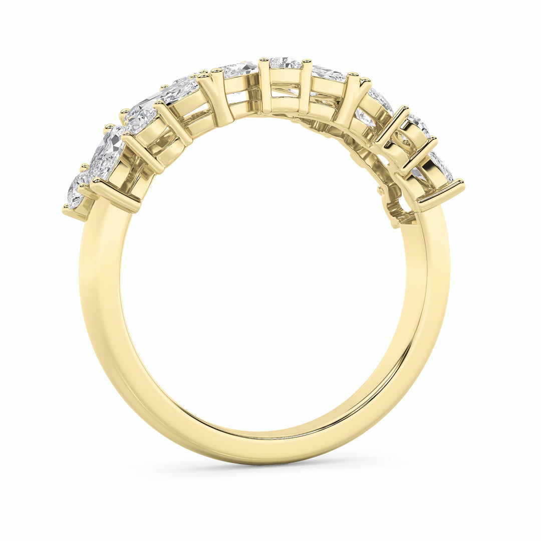 1.5Cttw Marquise Shaped Lab Grown Diamond (G/VS) Ring in 14K Gold