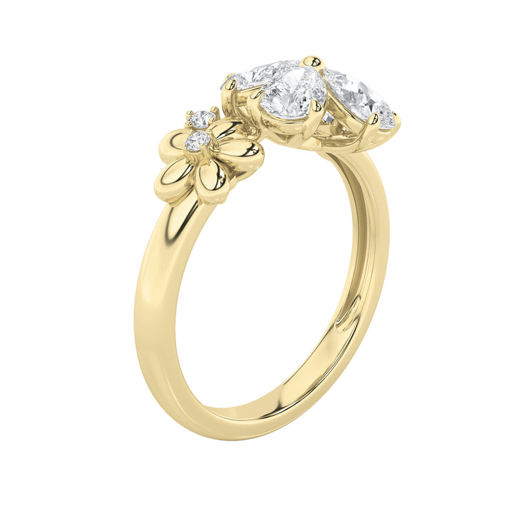 5.4Cttw Mix Shaped Lab Grown Diamond (F/VS) Bracelet in 14K Gold - Size 6