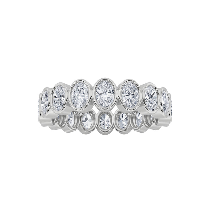 2.75Cttw Round Shaped Lab Grown Diamond (F/VS) Eternity Band Ring in 14K Gold - Size 7