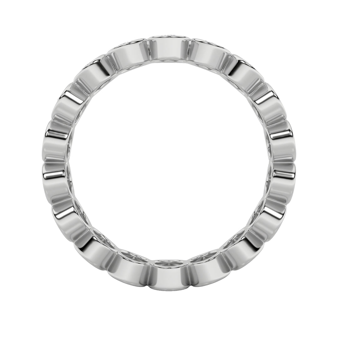 2.75Cttw Round Shaped Lab Grown Diamond (F/VS) Eternity Band Ring in 14K Gold - Size 7