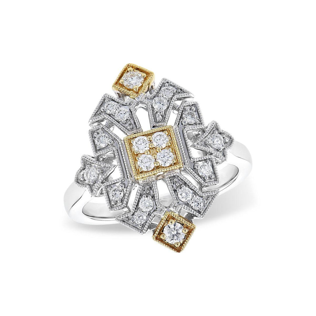 14KT Gold Ladies Diamond Ring