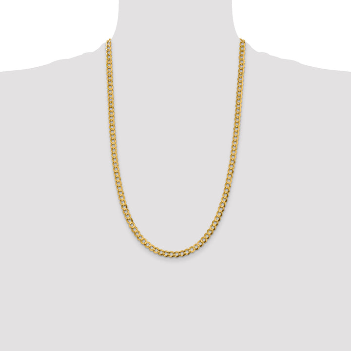 14k 5.9mm Lightweight Flat Cuban Chain