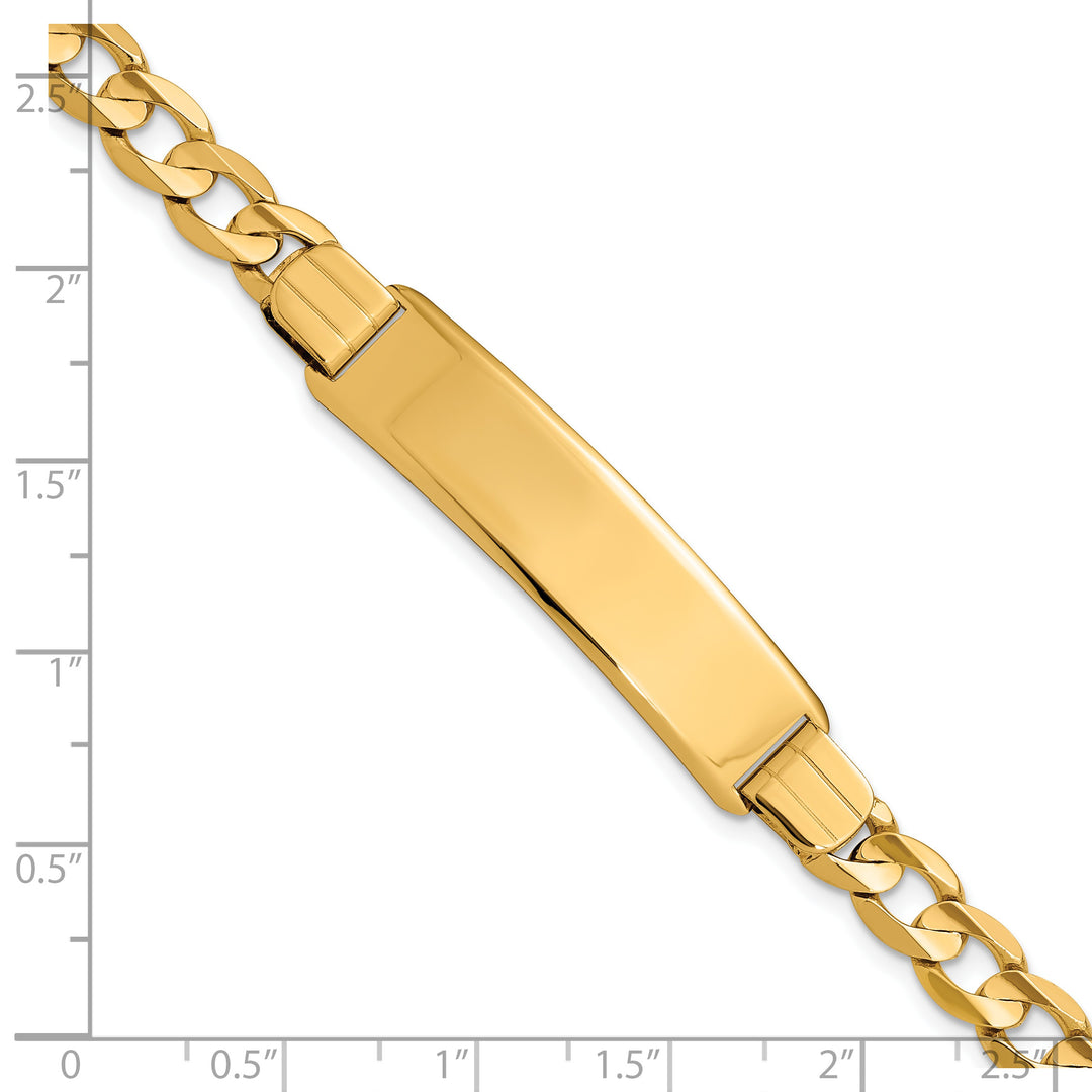 14k Curb Link ID Bracelet