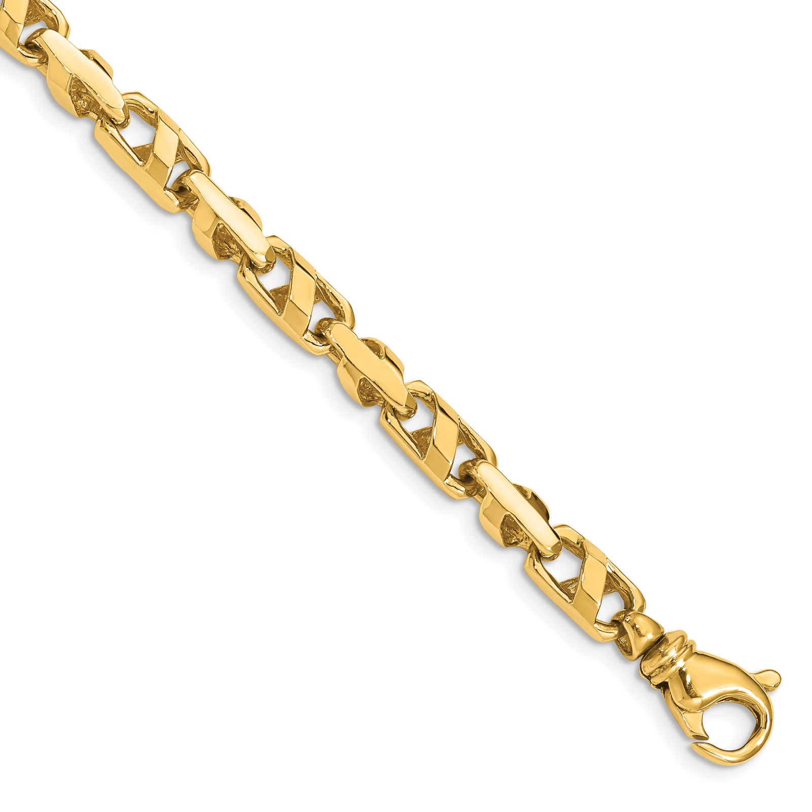 14k 5.5mm Fancy Link Chain