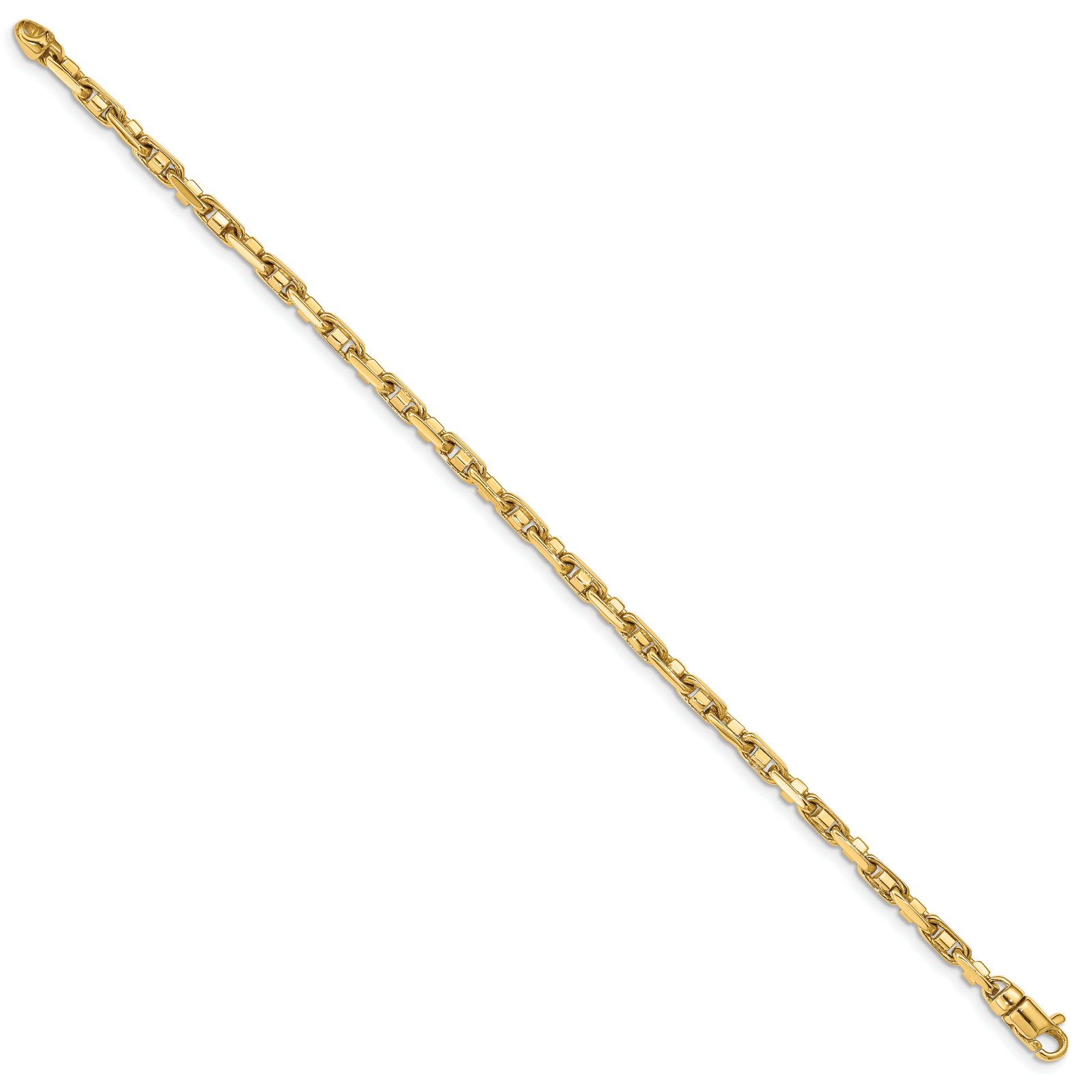 14k 3.8mm Polished Fancy Link Chain