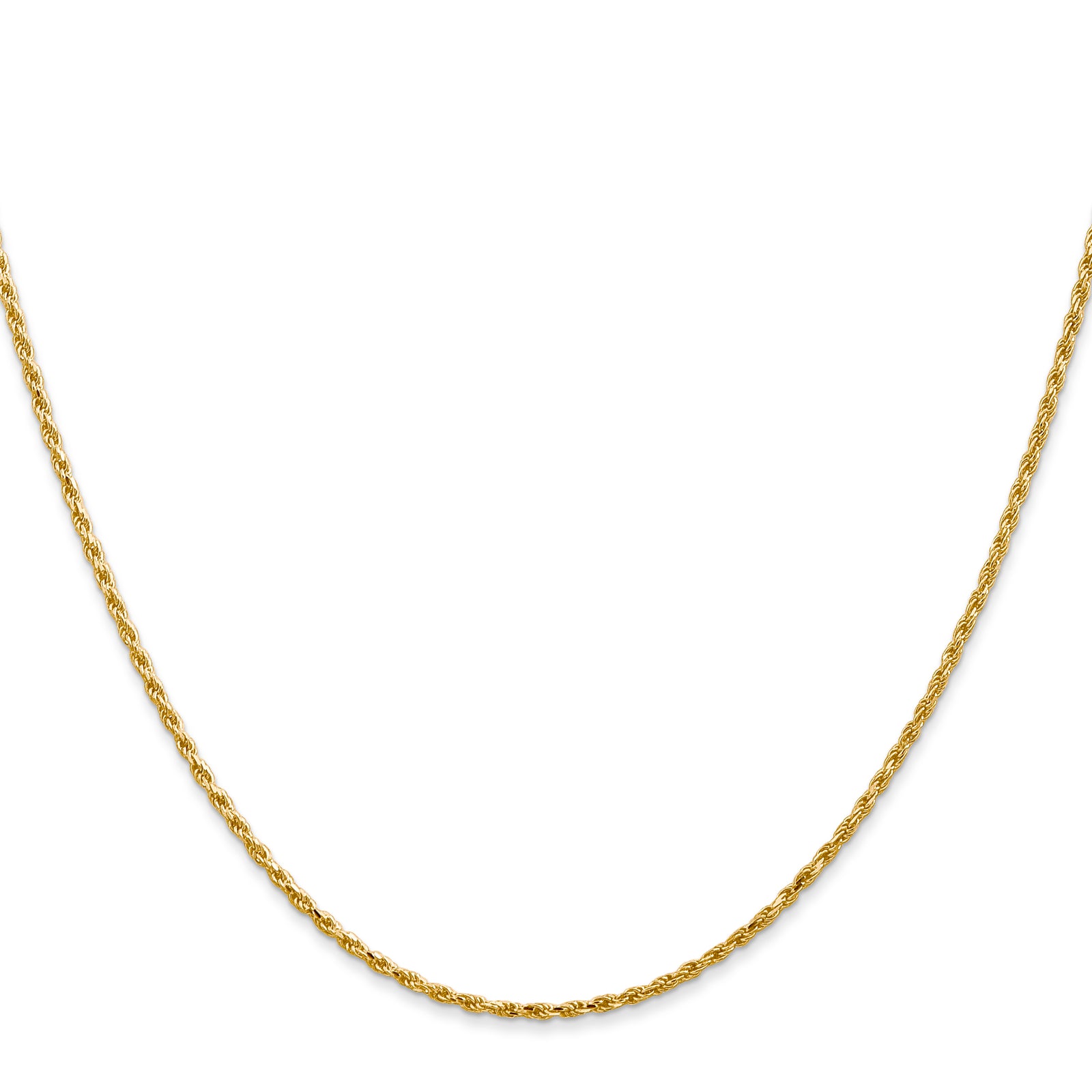 14k 1.3mm Solid D/C Machine-Made Chain