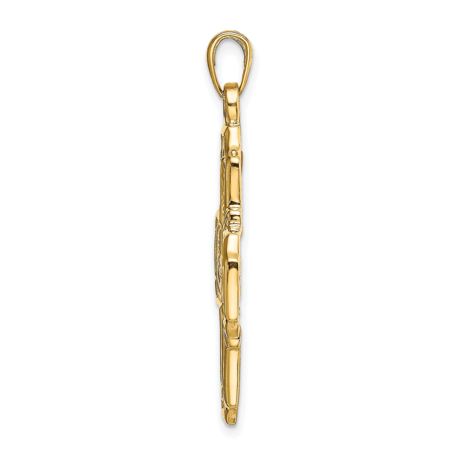 14k Four-Way Medal Pendant