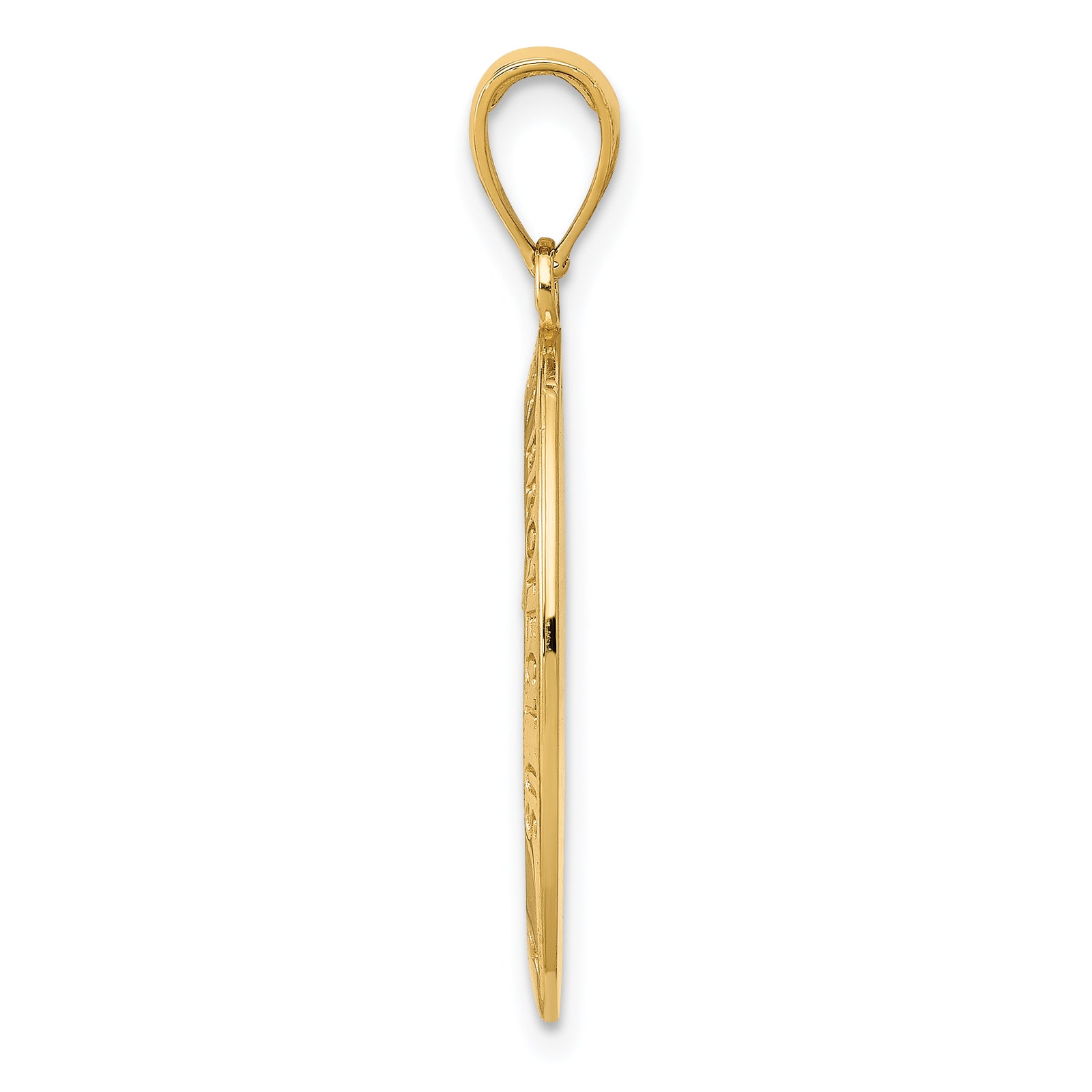 14k Saint Christopher Medal Pendant