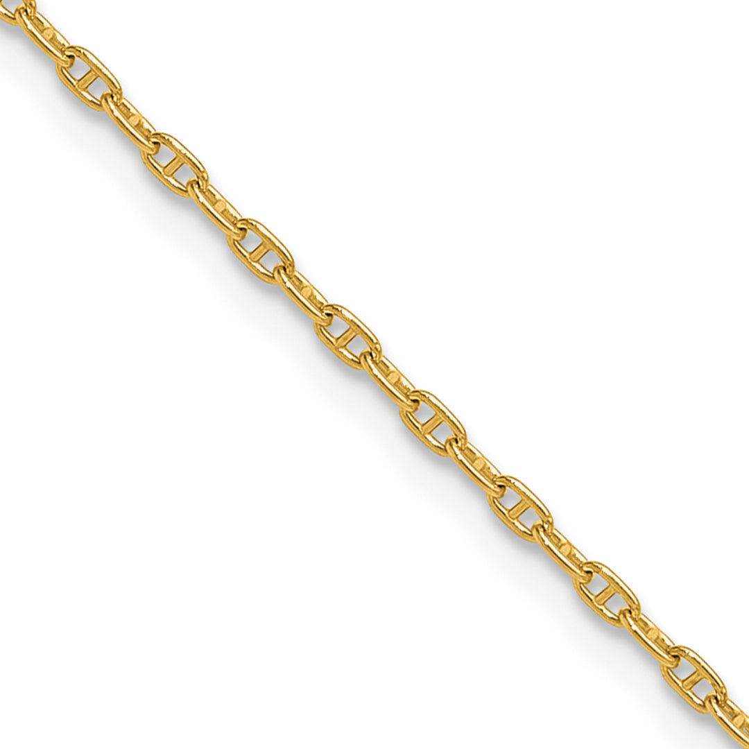14k 1.5mm Mariners Link Chain