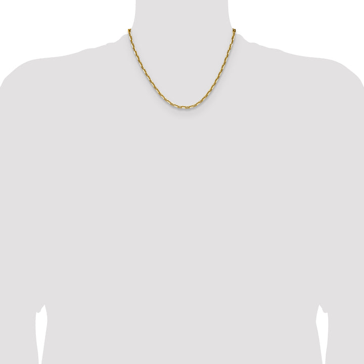 14k 3.5mm D/C Mariner Anchor Chain
