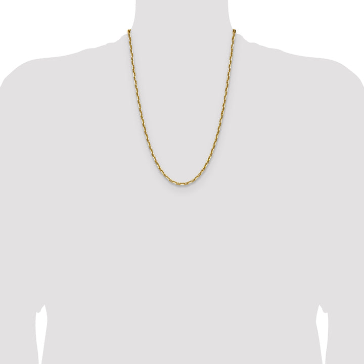 14k 3.5mm D/C Mariner Anchor Chain