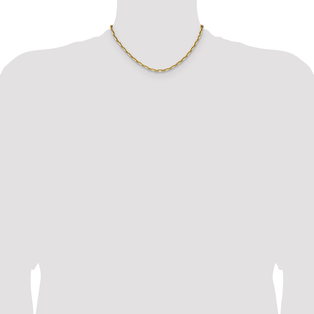 14k 4.1mm D/C Mariner Anchor Chain