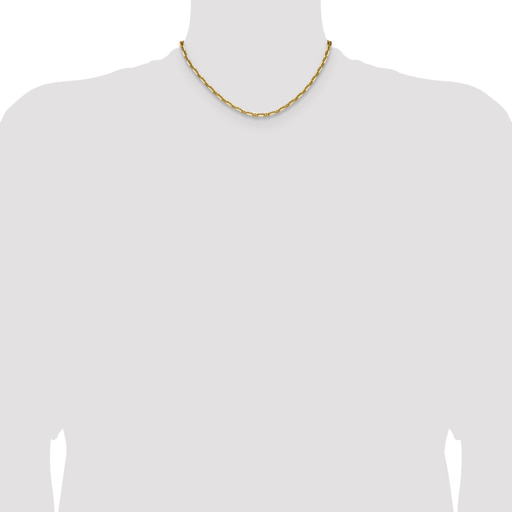 14k 4.1mm D/C Mariner Anchor Chain
