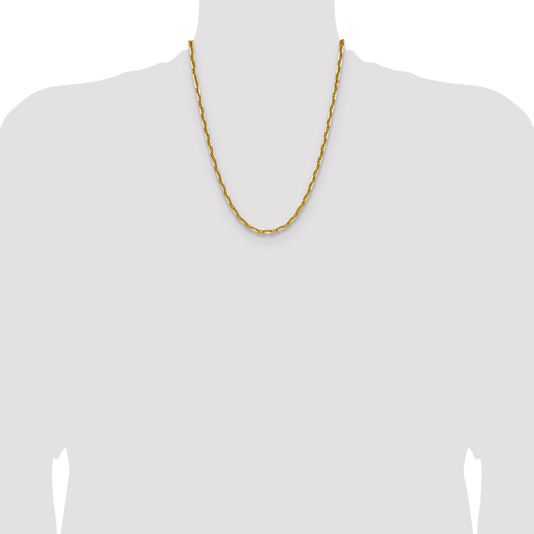 14k 5.0mm D/C Mariner Anchor Chain