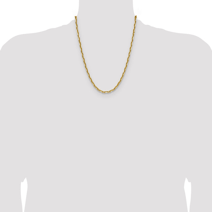 14k 5.0mm D/C Mariner Anchor Chain