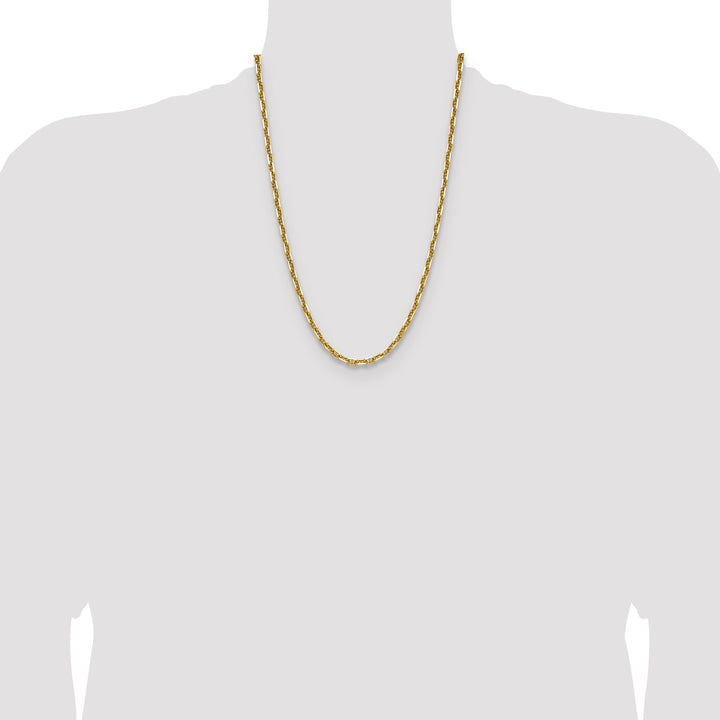 14k 5.0mm D/C Mariner Anchor Chain