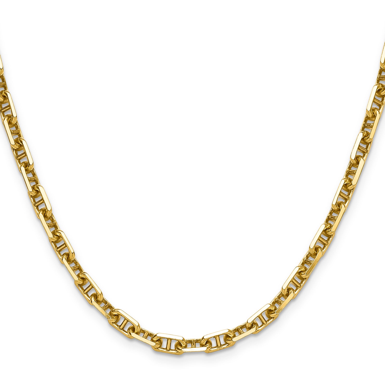 14k 5.0mm D/C Mariner Anchor Chain