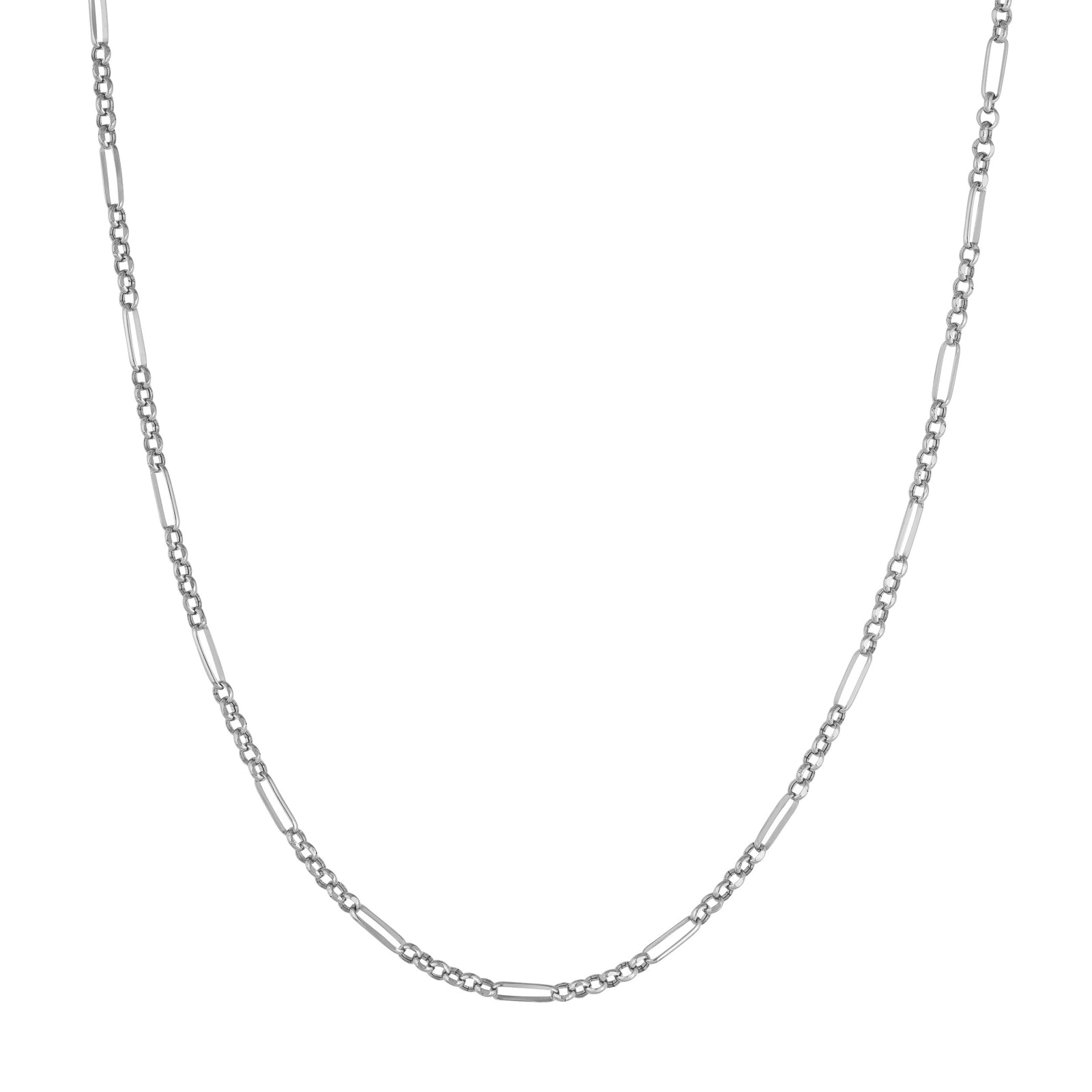 2.80mm Hollow 6+1 Rolo Chain with Pear Shape Lock