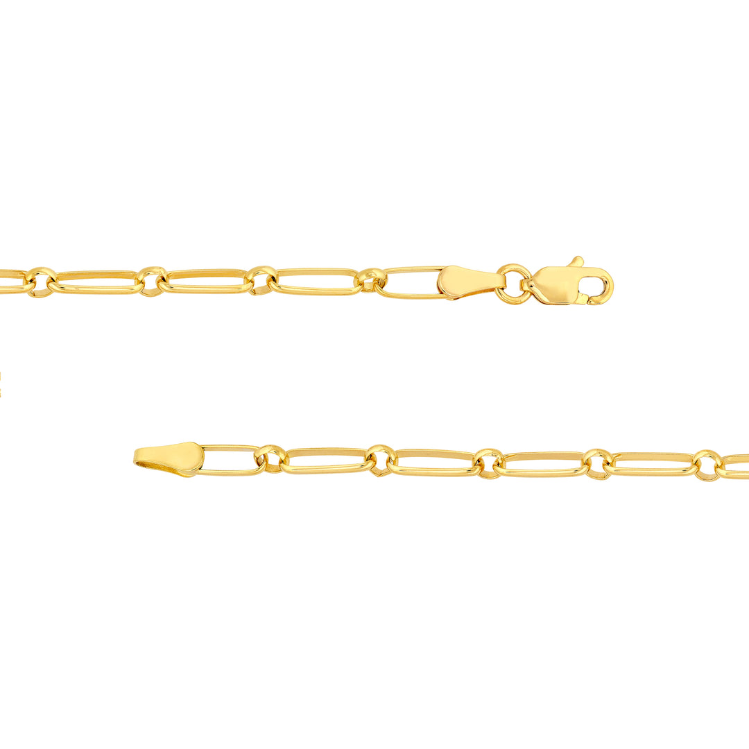 Oval and Round Open Link Chain