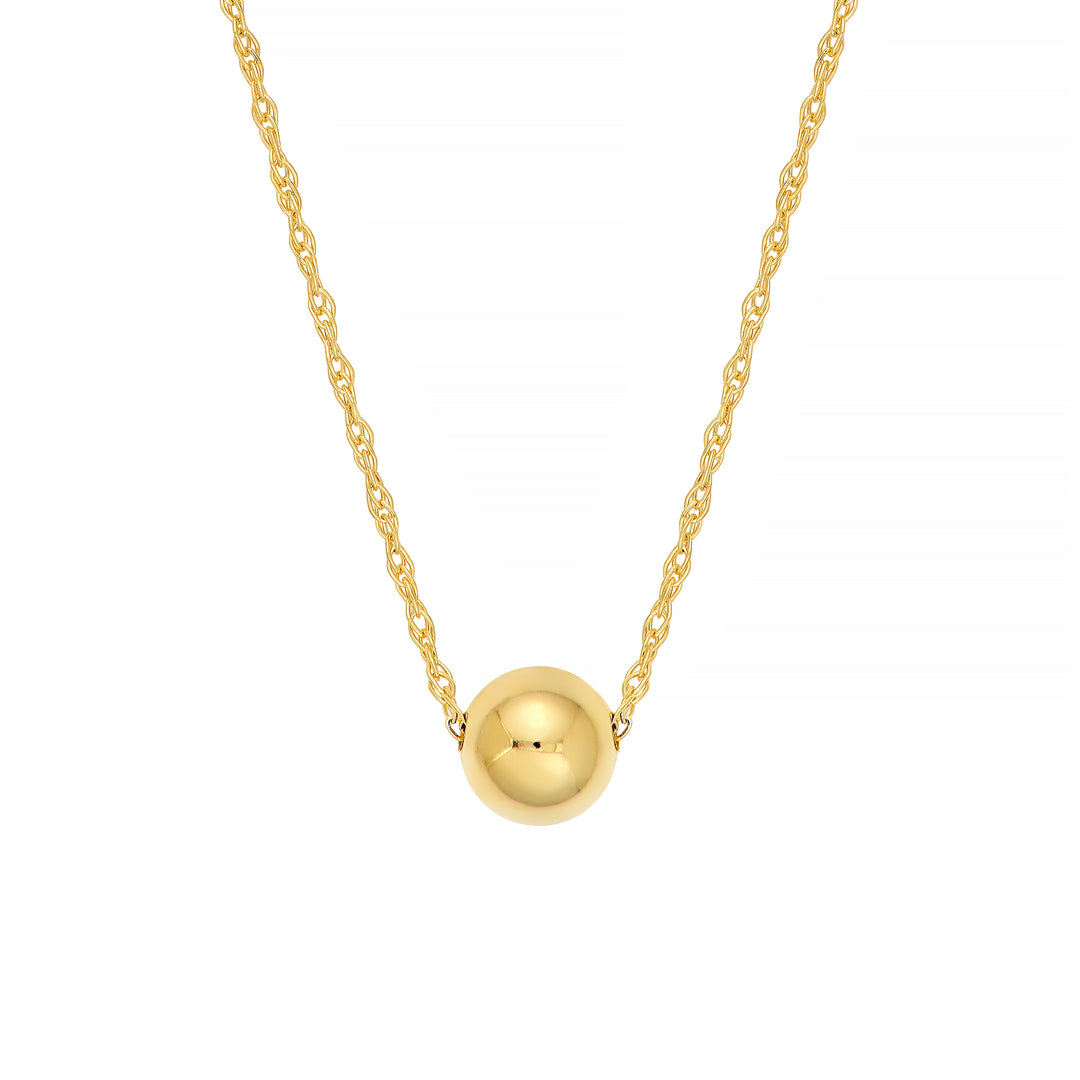 So You Puffy Bead Charm Necklace